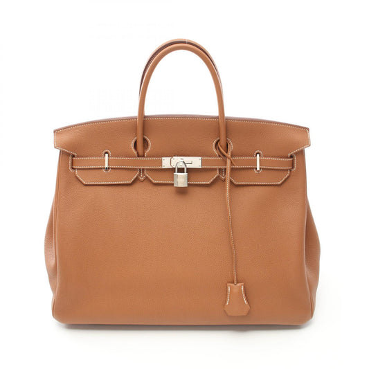 Hermes Birkin 40 Togo Handbag Brown