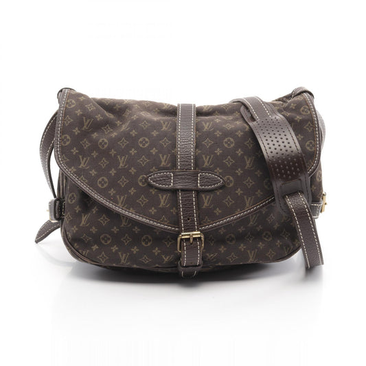 Louis Vuitton Monogram Mini Lin Canvas Leather Shoulder Bag