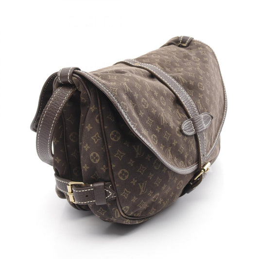 Louis Vuitton Monogram Mini Lin Canvas Leather Shoulder Bag