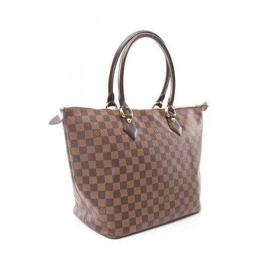 Louis Vuitton Damier Canvas Leather Tote Bag N51182