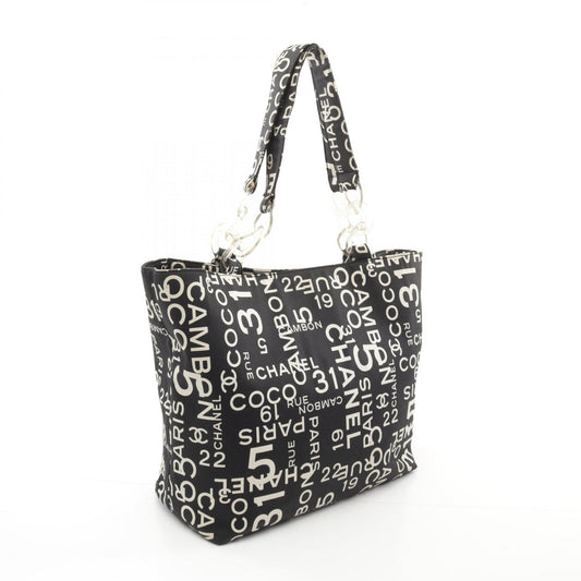 Chanel Canvas Bicy Line Tote Bag A18302