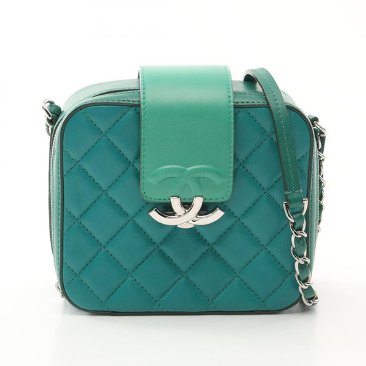 Chanel Lambskin Half Coco Mark Shoulder Bag