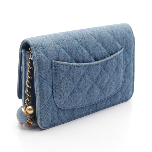 Chanel Denim Matelasse Shoulder Bag AP1450