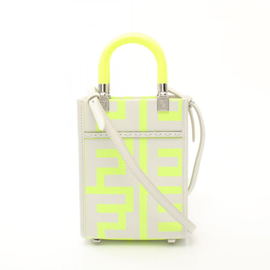 Fendi Sunshine Shopper Mini Leather Handbag 8BS051