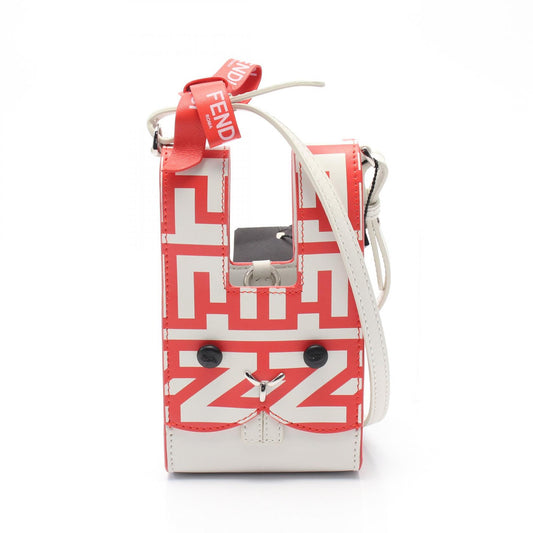 Fendi Mini Bustina Bunny Leather Handbag