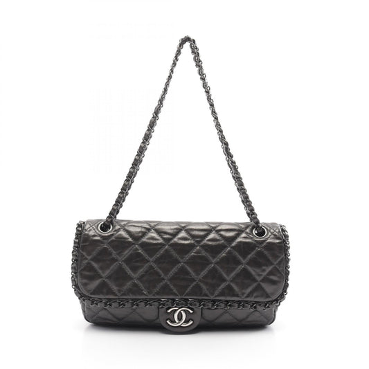 Chanel Matelasse Chain Shoulder Bag Gray