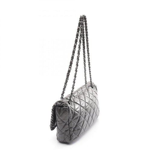 Chanel Matelasse Chain Shoulder Bag Gray