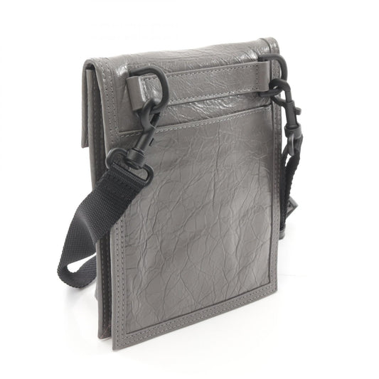 Balenciaga Explorer Leather Small Pouch Shoulder Bag