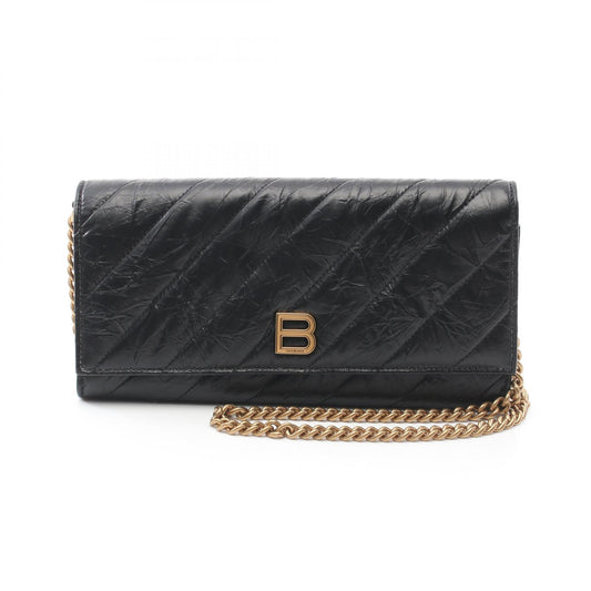 Balenciaga CRUSH Leather Shoulder Bag
