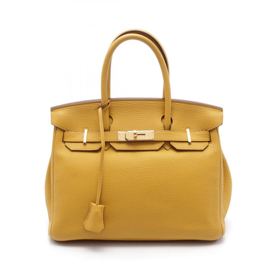 Hermes Birkin 30 Togo Handbag Yellow