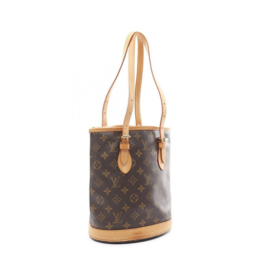 Louis Vuitton Monogram Bucket PM Handbag M42238