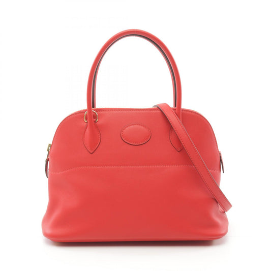 Hermes Bolide 27 Handbag Red
