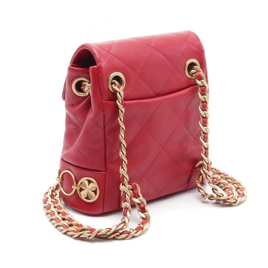 Chanel Lambskin Matelasse Small Chain Backpack