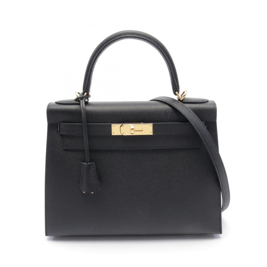 Hermes Kelly 28 Handbag Black