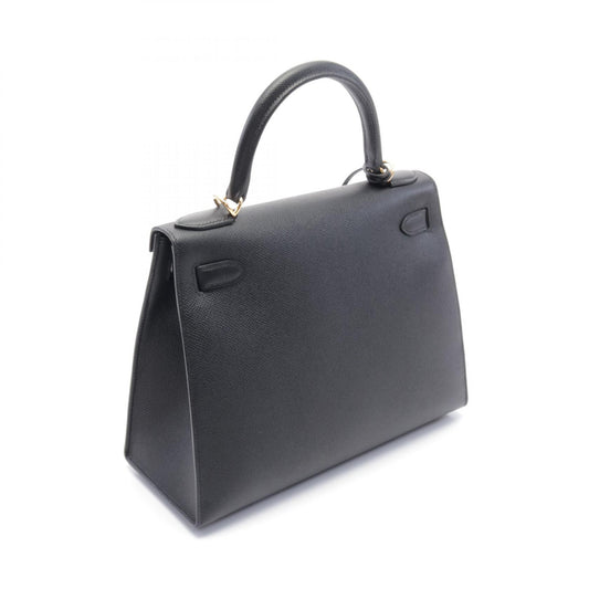 Hermes Kelly 28 Handbag Black