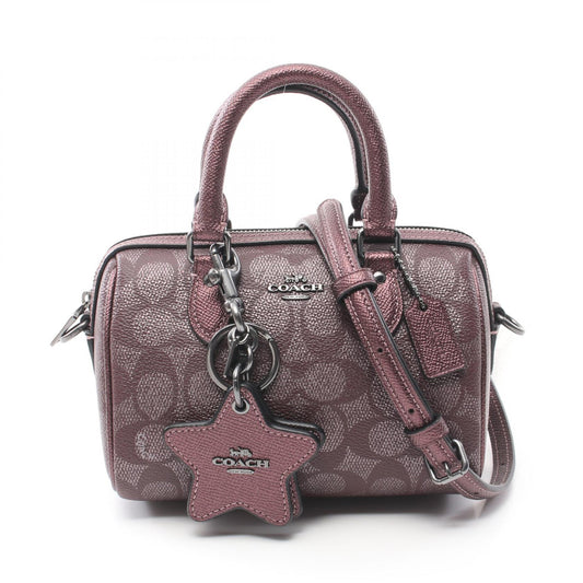 Coach Signature Mini Rowan Handbag PVC Leather