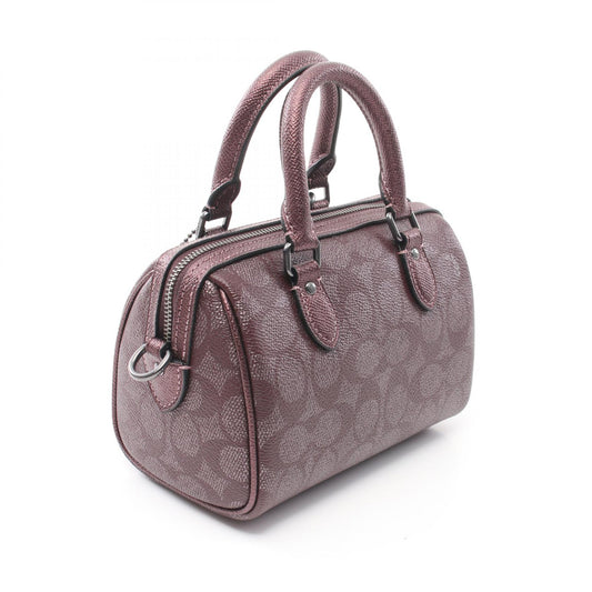 Coach Signature Mini Rowan Handbag PVC Leather