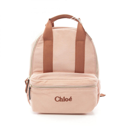 Chloe Corduroy Backpack Pink/Brown