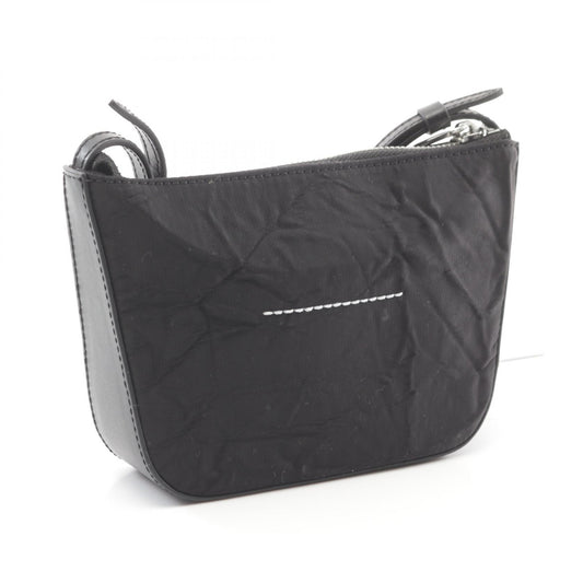 MM6 Numeric Nylon Leather Shoulder Bag