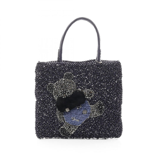 ANTEPRIMA Wire Handbag PVC Canvas Fur