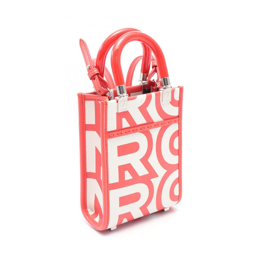 Fendi Leather Sunshine Shopper Mini Handbag