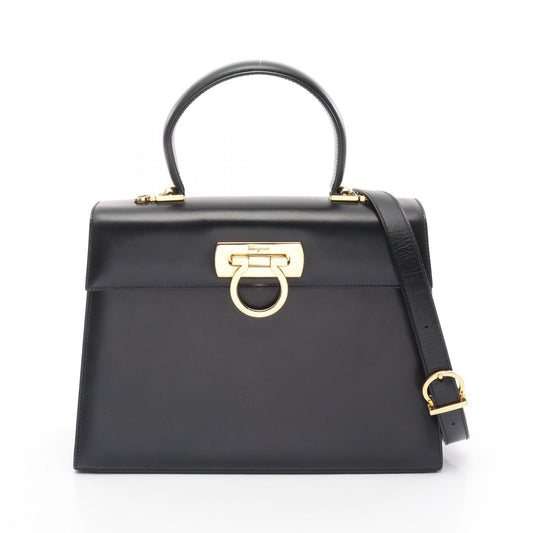 Salvatore Ferragamo Gancini Leather Handbag