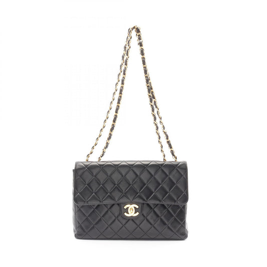 Chanel Lambskin Single Flap Shoulder Bag