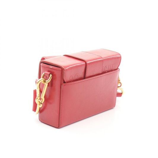 Dior 30 Montaigne Leather Shoulder Bag Red