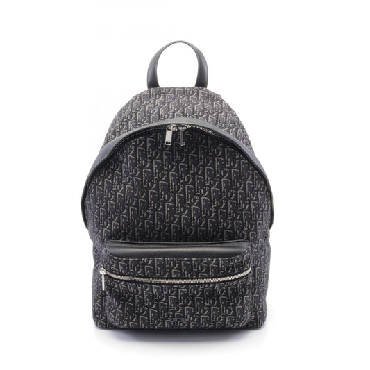 Dior Oblique Jacquard Canvas Leather Backpack