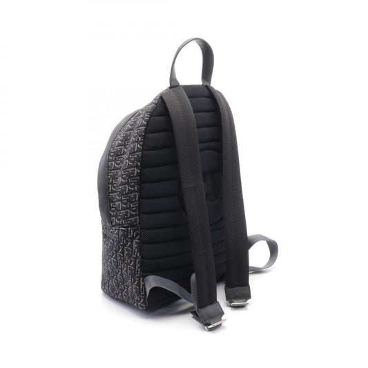 Dior Oblique Jacquard Canvas Leather Backpack