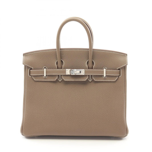 Hermes Birkin 25 Etoupe Togo Handbag