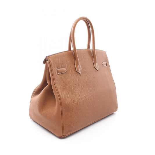 Hermes Birkin 35 Togo Handbag Brown