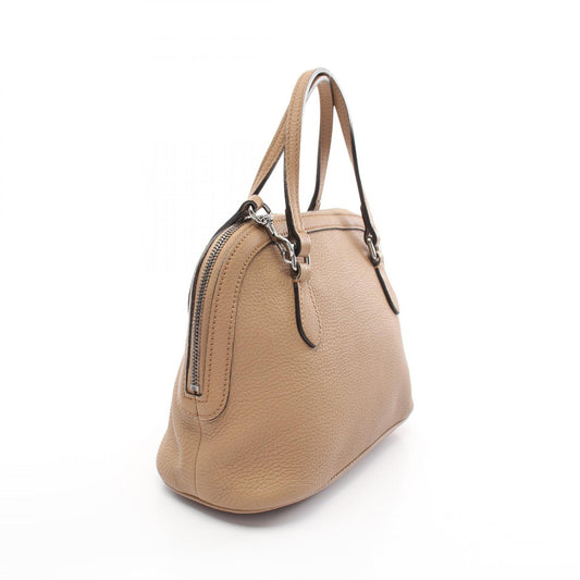 Gucci Leather Handbag Beige 341504