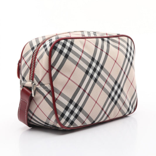 Burberry Nova Check Nylon Leather Shoulder Bag