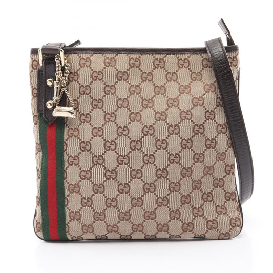 Gucci GG Canvas Shoulder Bag Beige