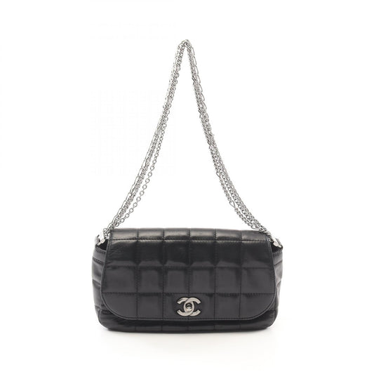 Chanel Lambskin Chocolate Bar Shoulder Bag