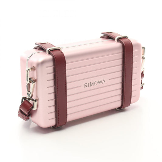 Dior Leather Aluminum Clutch Shoulder Bag