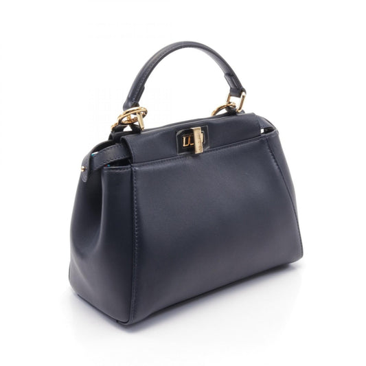 Fendi Mini Peekaboo Iconic Leather Handbag 8BN316