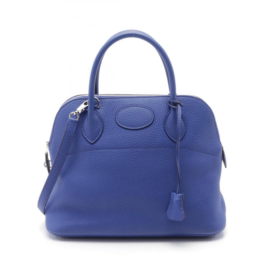 Hermes Bolide 31 Handbag Blue