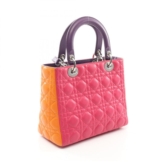 Dior Lady Dior Cannage Leather Handbag