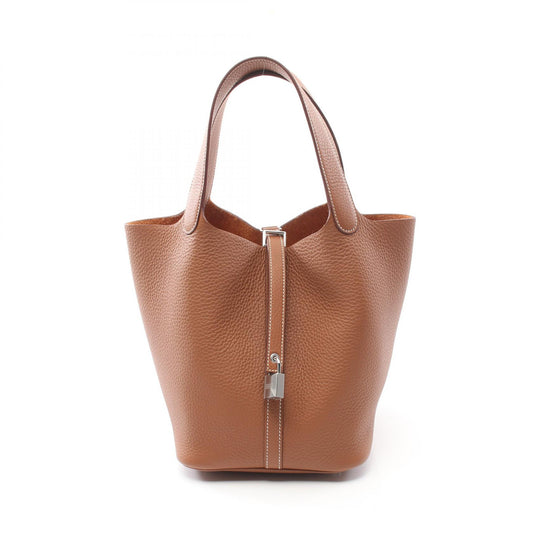 Hermes Picotin Lock MM Handbag Brown
