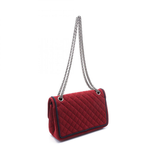 Chanel 2.55 Wool Shoulder Bag A37586