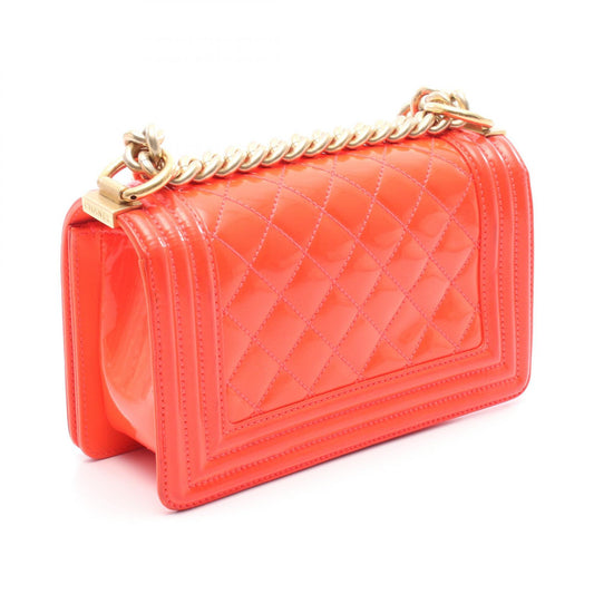 Chanel Boy Small Patent Leather Shoulder Bag