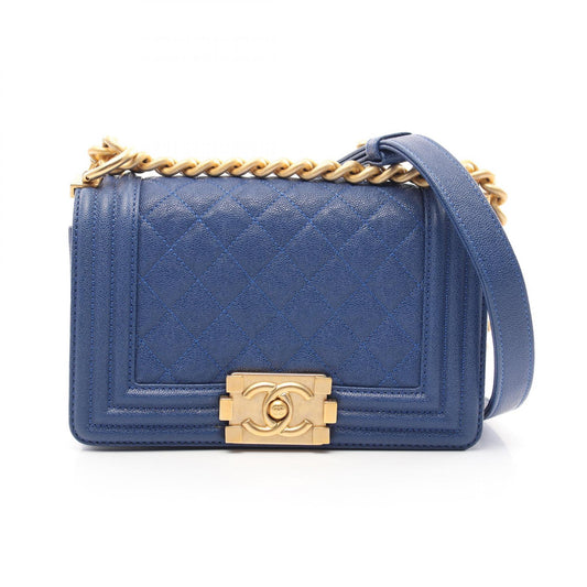 Chanel Boy Small Shoulder Bag Blue