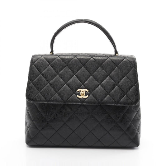 Chanel Matelasse Leather Handbag Black A12397