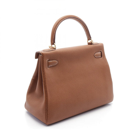Hermes Kelly 28 Togo Handbag Brown