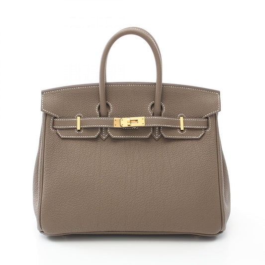 Hermes Birkin 25 Togo Handbag Brown