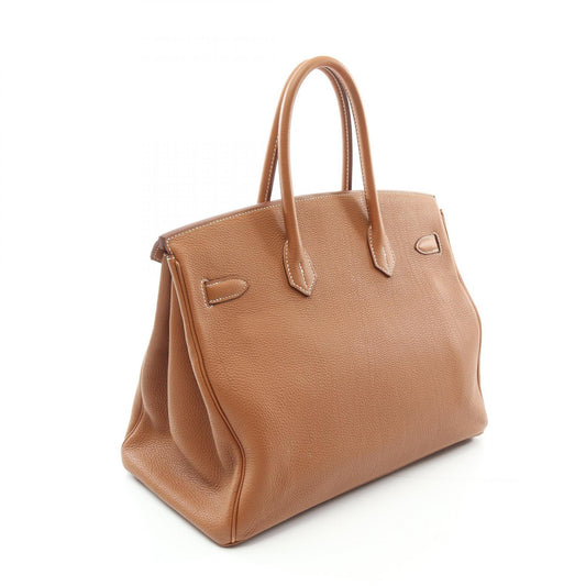 Hermes Birkin 35 Togo Handbag Brown