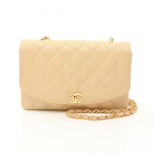 Chanel Leather Diana Flap Shoulder Bag A01165