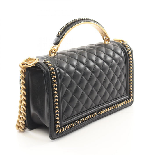 Chanel Boy Top Handle Flap Shoulder Bag